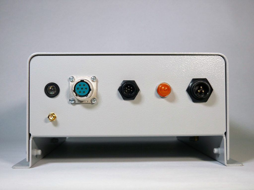 Controller for obstruction lights from a bottom view.